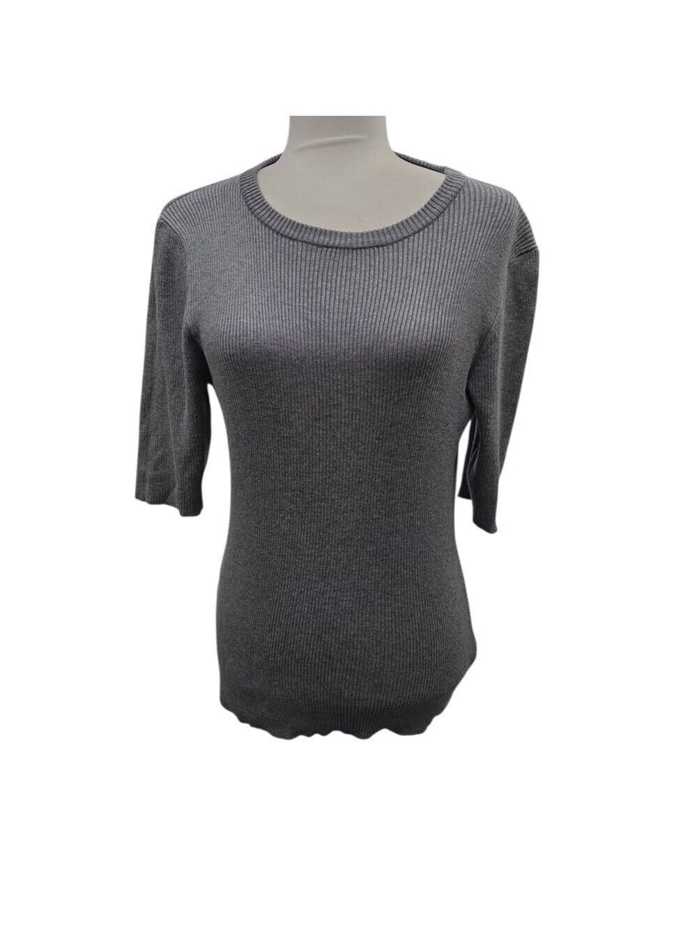 Cable & Gauge Light Gray Knit Top